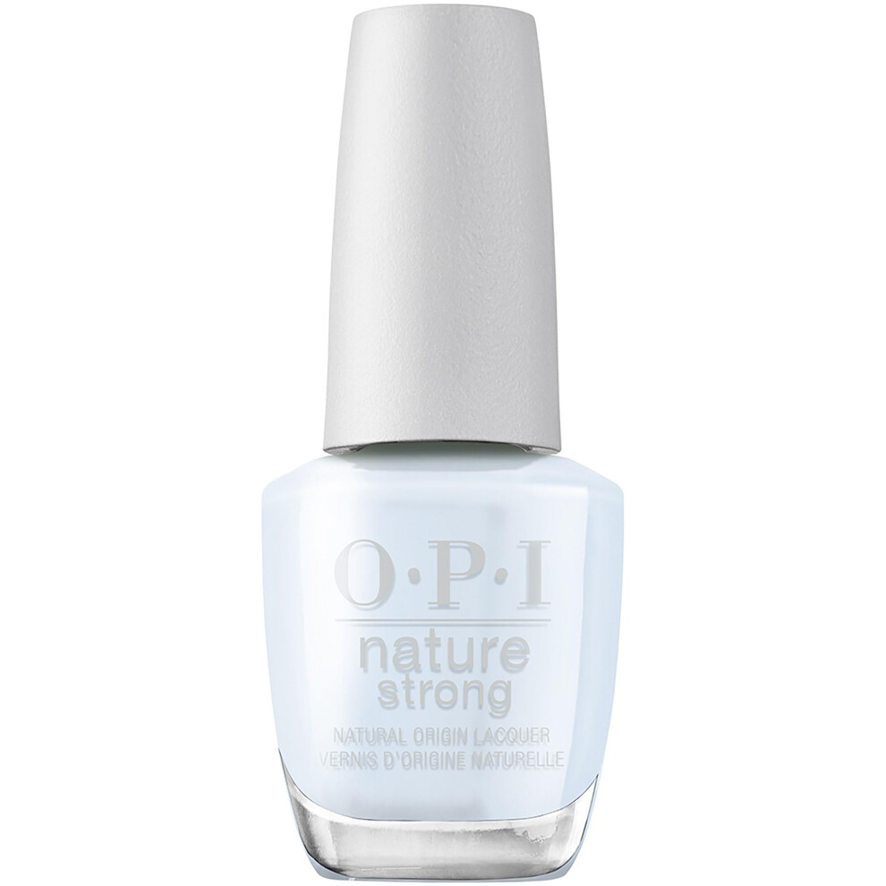OPI Nature Strong Vegan Nail Polish  Raindrop Expectations  Blue Nail Polish  Natural Origin  Cruelty-Free Nail Lacquer  0.5 fl oz.