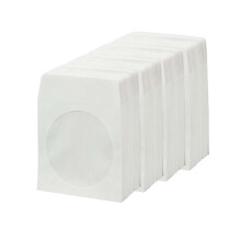 BestDuplicator Bl obaly na CD/DVD mdia Oblky s chlopn a pruhlednm oknkem (400 obalu) Skladovn a organizace disku CD DVD