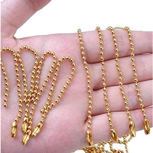 DNHCLL 100PCS 10CM Χρυσές Συνδέσεις Κλειδιών για DIY Έργα 2