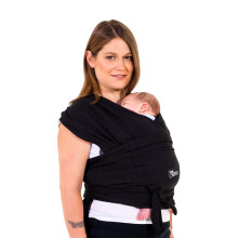 Koala Babycare Baby Carrier Wrap Easy to Wear As a T-Shirt - Baby Wearing Wrap One Size Fits All - Newborn Wrap Carrier Up to 22lbs