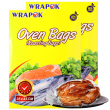 Wrapok ovn Kogeposer Medium st?rrelse ristning af bagepose til k?d Ham Ribs Poultry Seafood 14 x 17 tommer - 10 poser i alt (pakke med 2)