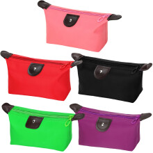 HAOGUAGUA 5PCS Cute Small Makeup Bags for Purse Waterproof Mini Zipper Cosmetic Bags Luggage Accessories for Travel (5PCS Style 1)