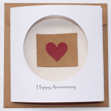 Camellia Bees 3rd Wedding Jubil?umskort til hende ham tredje ?rs l?der?rsdag 3 ?rs kort til par kone mand (03.)
