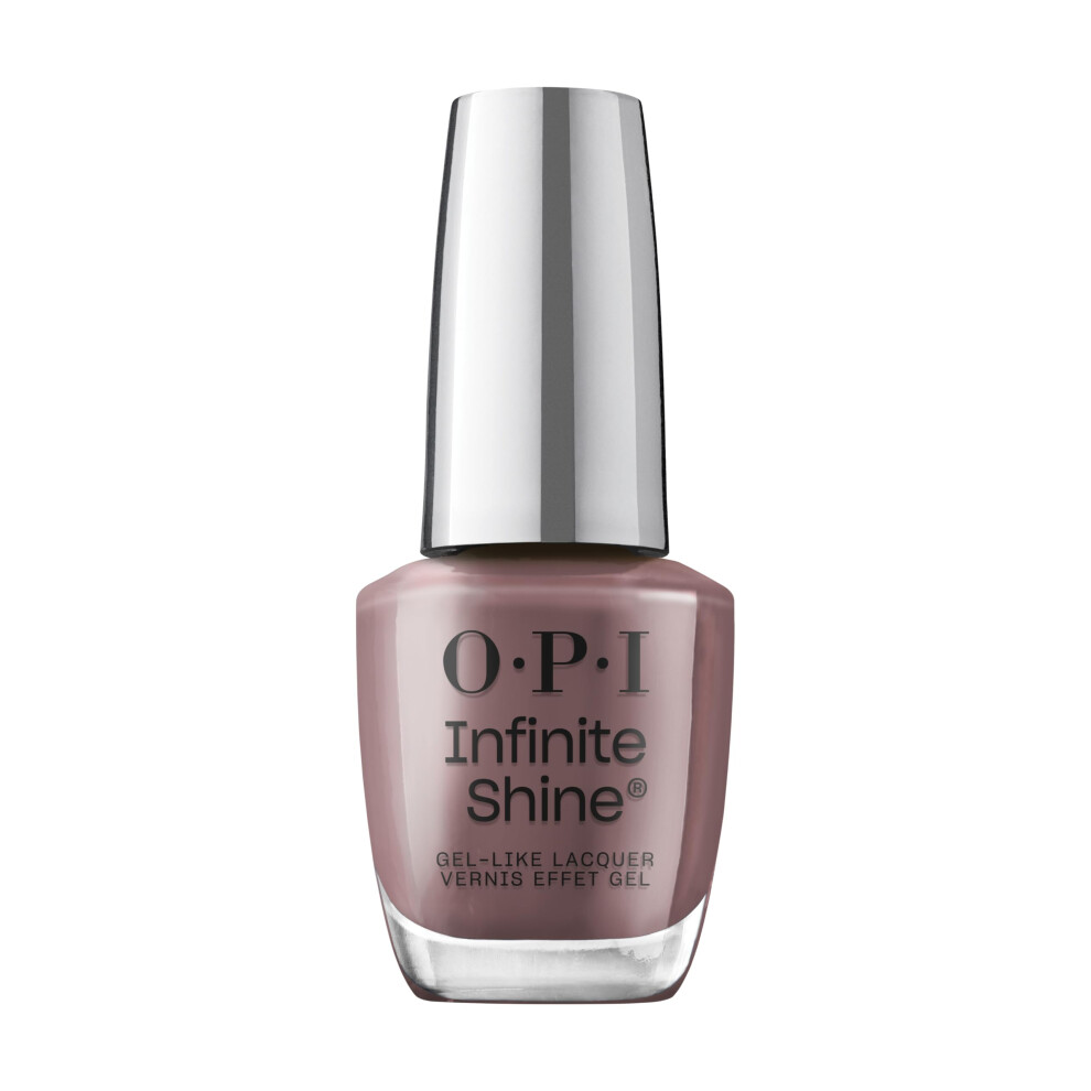 OPI Infinite Shine You Don't Know Jacques! | Opaque Dark Brown Crme Long Wear Gel Like Nail Polish | Vegan  Long Lasting  Streak Free