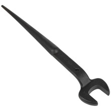 Klein Tools 3213TT Construction Spud Wrench with Tether Hole Made in USA 1-7/16-Inch Nominal Opening 7/8-Inch Bolt for US Heavy Nut