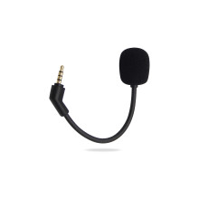 Replacement Game Mic for Kingston HyperX Cloud Flight Flight S Gaming Headset on PS4 PS5 Xbox One PC 3.5mm Detachable Boom Microphone