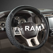 West Llama szemlyre szabott aut kormnykerk burkolata Dodge RAM 1500 2500 3500 15,5-16 hvelykes (gymnt steppelt-fekete+szrke-nagy mret) szm