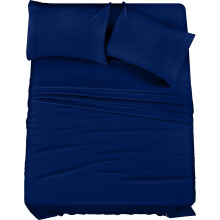 Utopia Bedding Full Bed Sheets Set - 4 Piece Bedding - Brushed Microfiber - Shrinkage and Fade Resistant - Easy Care (Full Royal Blue)