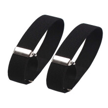 Cyprinus Carpio 2 pezzi reggimaniche regolabili per camicia, fasce antiscivolo, reggimaniche elastiche per donna e uomo (2,5 cm di larghezza x 31