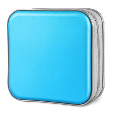 SIVEIT CD -sag 40 Kapacitet CD/DVD Case indehavere tegnebog Hård plast plast DVD -disksager opbevaringsbindemiddel til bilhjemmekontorrejser (him