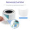 Levoit Levoit Core 300 Air Purifier Smoke Remover Replacement Filter 4-in-1 Filter Efficiency Activated Carbon Core 300-Rf-Sr 1 Pack Blue 4