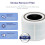 Levoit Levoit Core 300 Air Purifier Smoke Remover Replacement Filter 4-in-1 Filter Efficiency Activated Carbon Core 300-Rf-Sr 1 Pack Blue 3