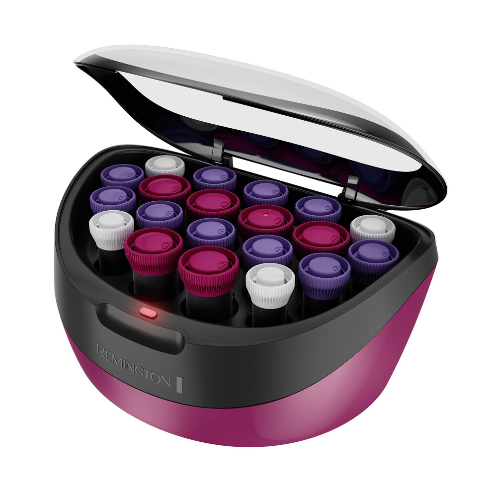 Remington Ionic Conditioning Hair Setter  20 Velvet Hair Rollers  6 Large (1 )  10 Medium (1"""")  4 Small ( )  Blowout Style Hair Curlers