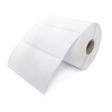 Essentiële 4"X2" Direct Thermische Barcode Labels, Verzendlabels, 750 Labels per Rol, Compatibel met Zebra Printers (1 Rol-750 Labels)