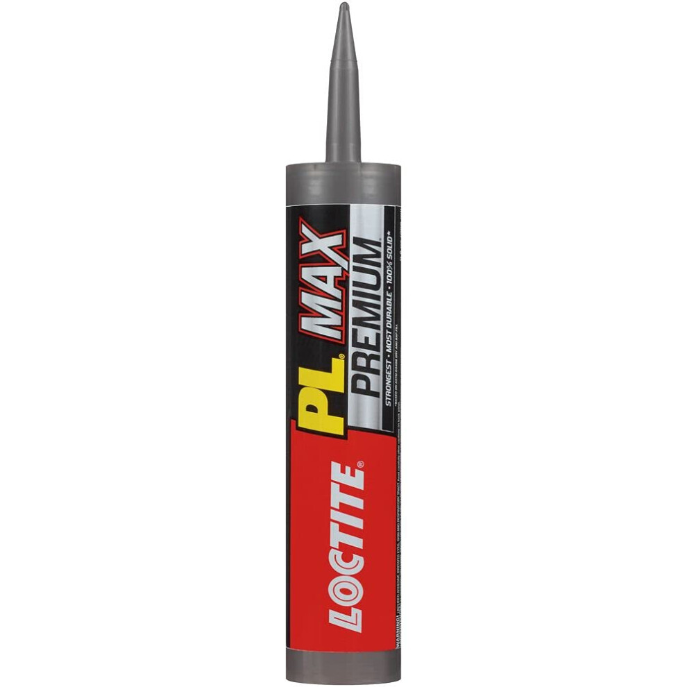 Loctite PL Premium Max Construction Adhesive  Versatile Construction Glue for Wood  Concrete  Stone & More - 9 fl oz Cartridge  Pack of 1