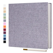 Vienrose Fotoalbum, selbstklebend, 4 x 6, 5 x 7, 3 x 5, 8 x 10, 10 x 12, Scrapbook-Album, DIY-Sammelalbum mit einem Metallstift (33 x 31,8 cm, 60 Sei