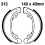 Brzdov    celust EBC Brakes 313 2