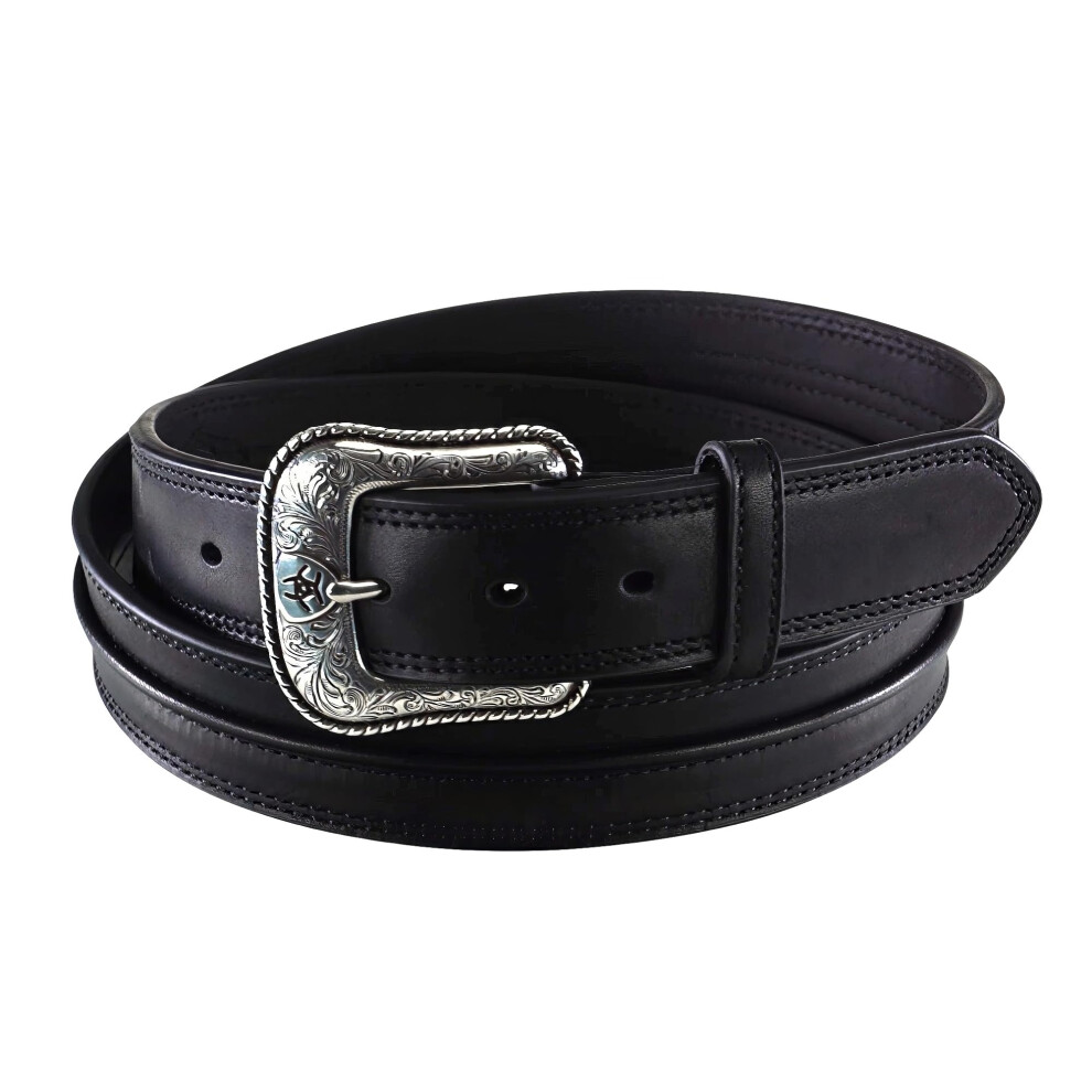 ARIAT Center Bump Belt Black 34-image-OPC-PFPT2Q7-NEW