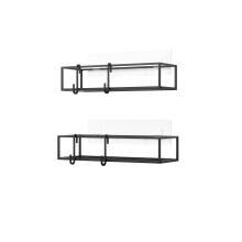 CUBIKO SHOWER BIN SET 2 BLACK