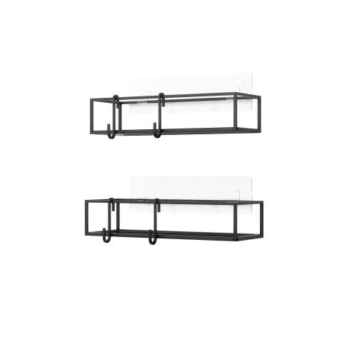 Umbra CUBIKO  SHOWER  BIN SET 2 BLACK