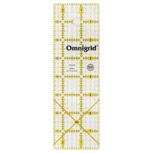 Omnigrid-Lineal, 21/2 x 8 Zoll, transparent