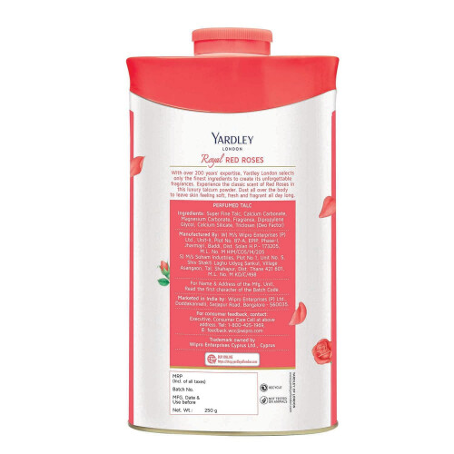 Yardley Αρωματικός Τάλκης Yardley Red Rose 250 γρ. 2