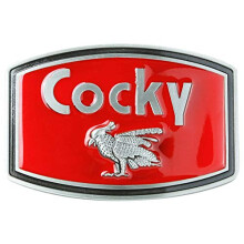 Kovov    pracka na opasok s c   novou povrchovou    pravou Cocky