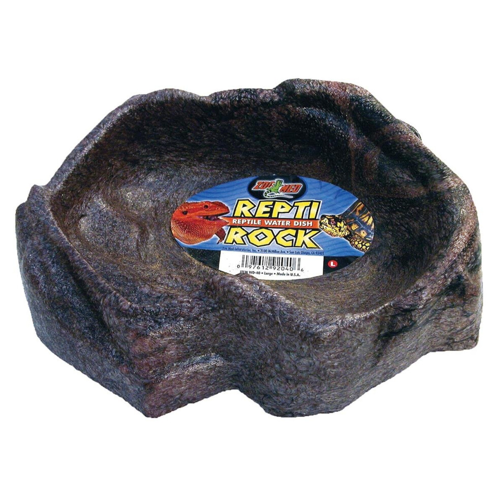 Zoo Med Reptile Rock Water Dish Large