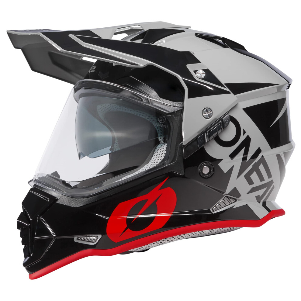O'neal Sierra Helmet Sm Gray/Black/Red 4046068611846