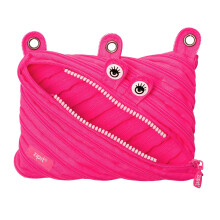 Estuche de Lápices ZIPIT Monster de 3 Anillas, Rosa