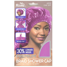 Ms. Remi Max Jumbo Braid zuhanysapka rzsaszn