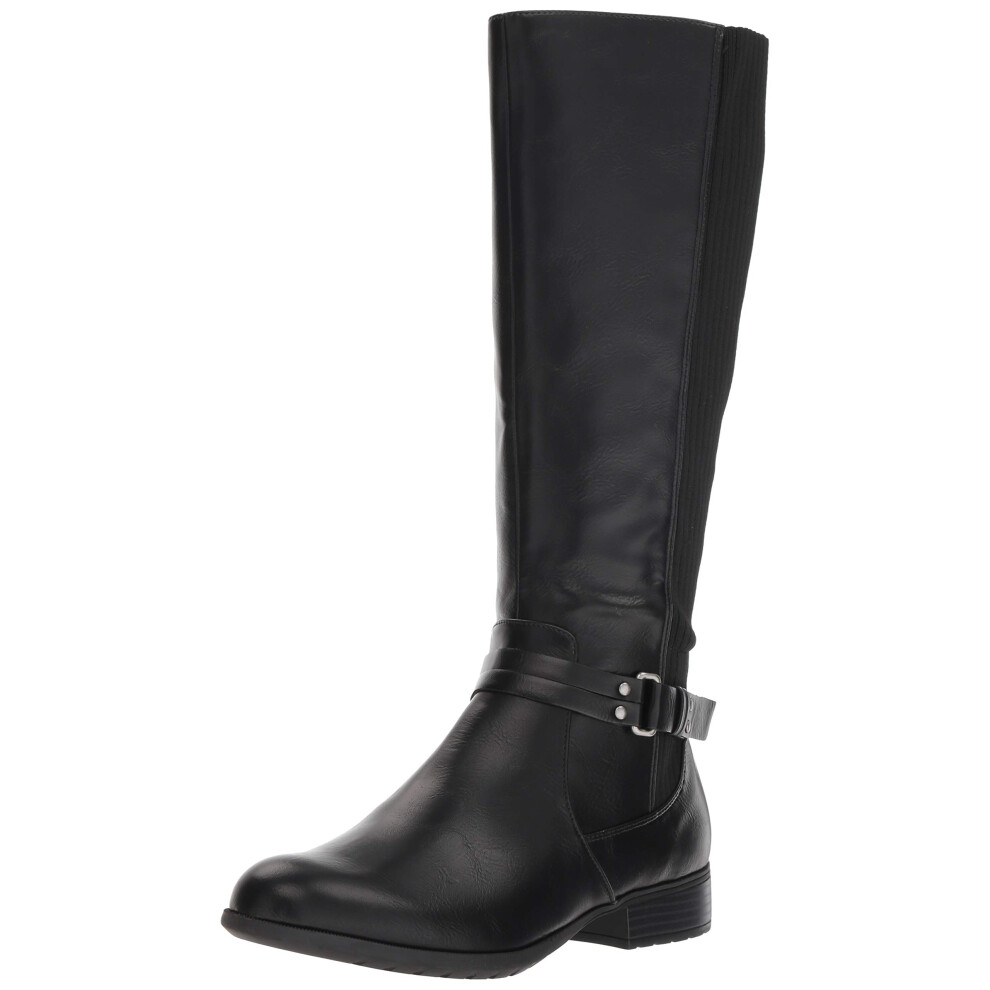 Bottes LifeStride X-Anita pour femmes, noires, pointure 6 W