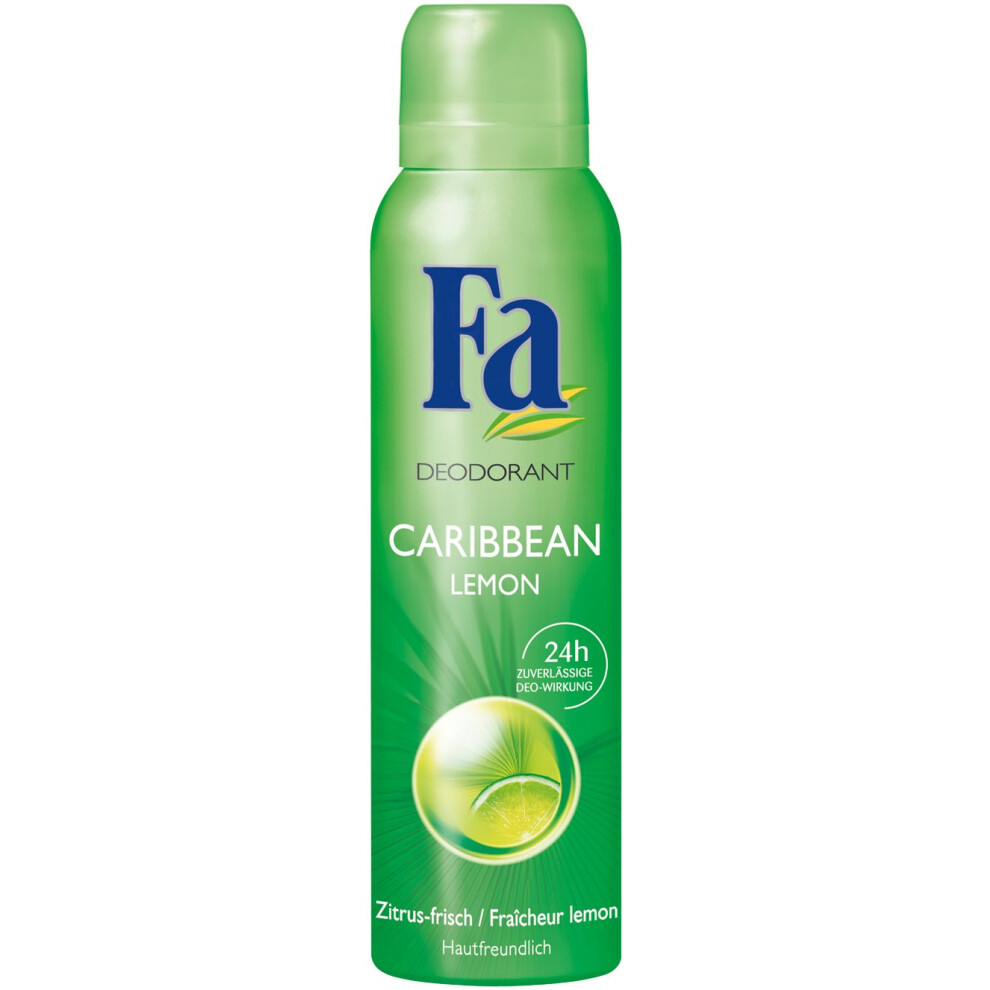 Fa  Caribbean Lemon Deo Spray  5.07 Fl Oz-image-OPC-PGG92ZH-NEW