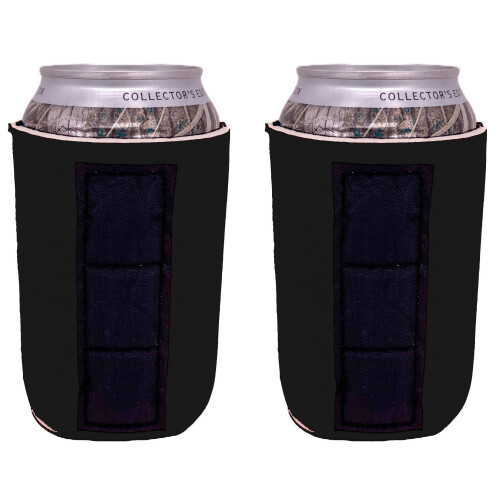 Tom magnetburkcoolie (2-pack svart)