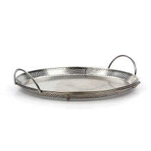 RSVP BBQ Pizza Pan - Præcision gennemboret SS