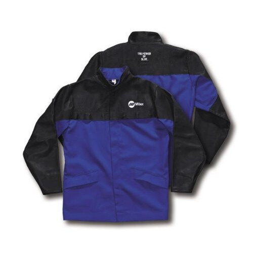 Giacca Combo Weld Royal/Nero/Pelle L 2