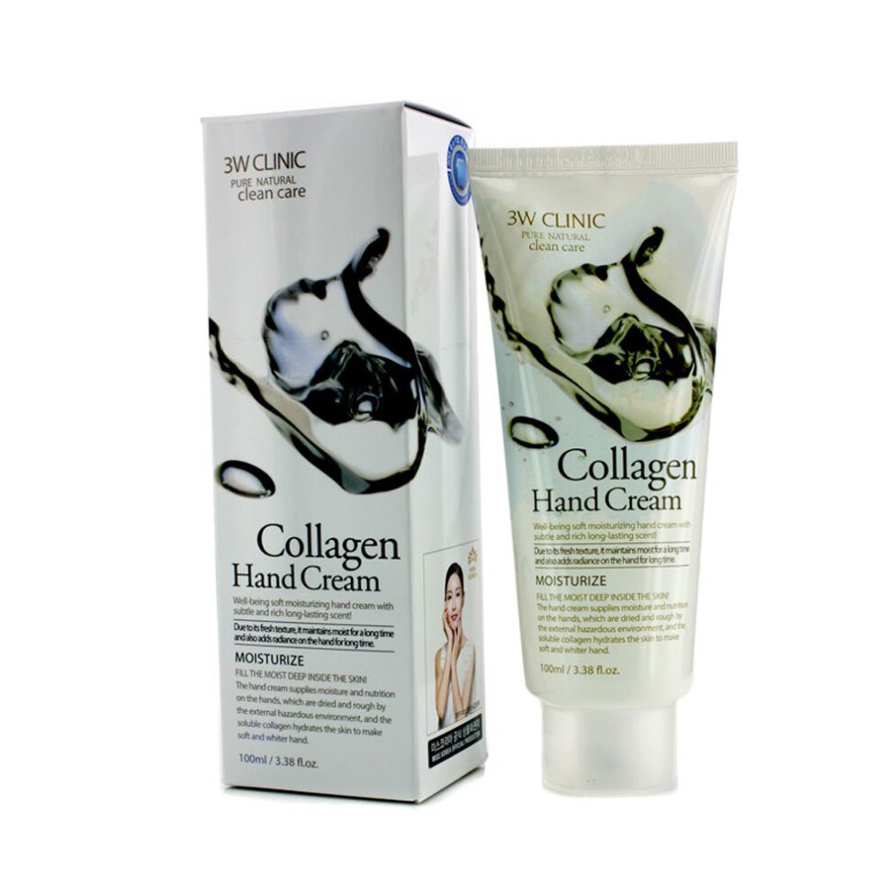 3W Clinic Cream Hand Collagen 3.38 Ounce