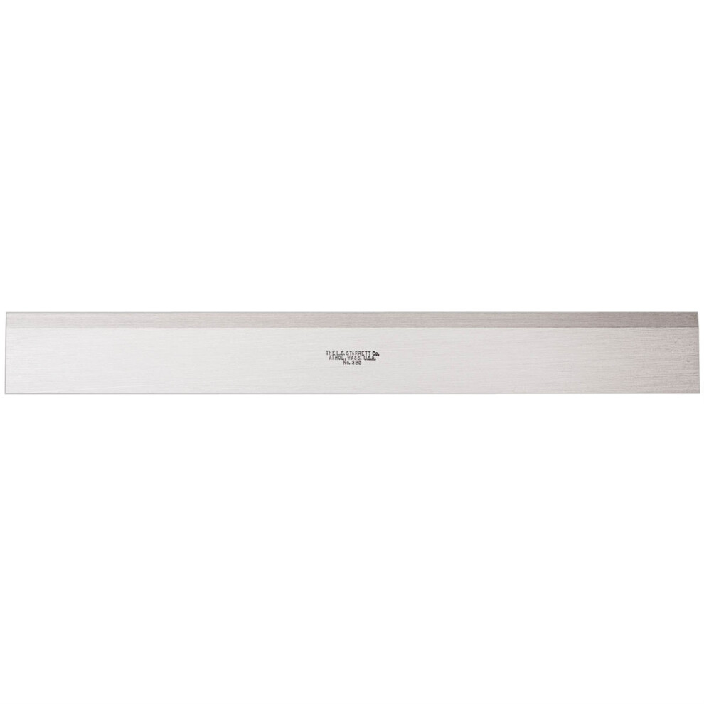 385-12 Steel Straight Edge with Bevel Edge