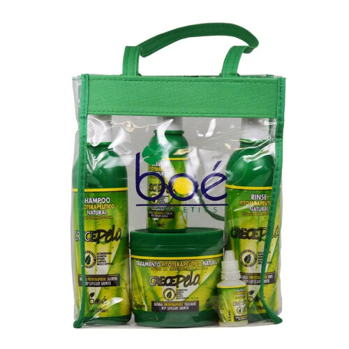 BOE Crece Pelo 5-pack Combo Set met Tas