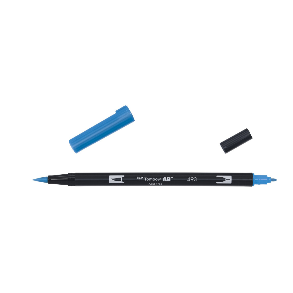 Tombow Abt 493 Dual Brush Pen - Reflexblauw-image