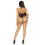 Spets- och Net Keyhole crossover Halter Teddy. 2