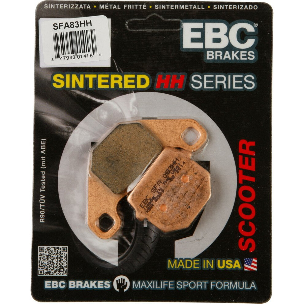 EBC Brakes SFA83HH Sintered Scooter Brake Pad