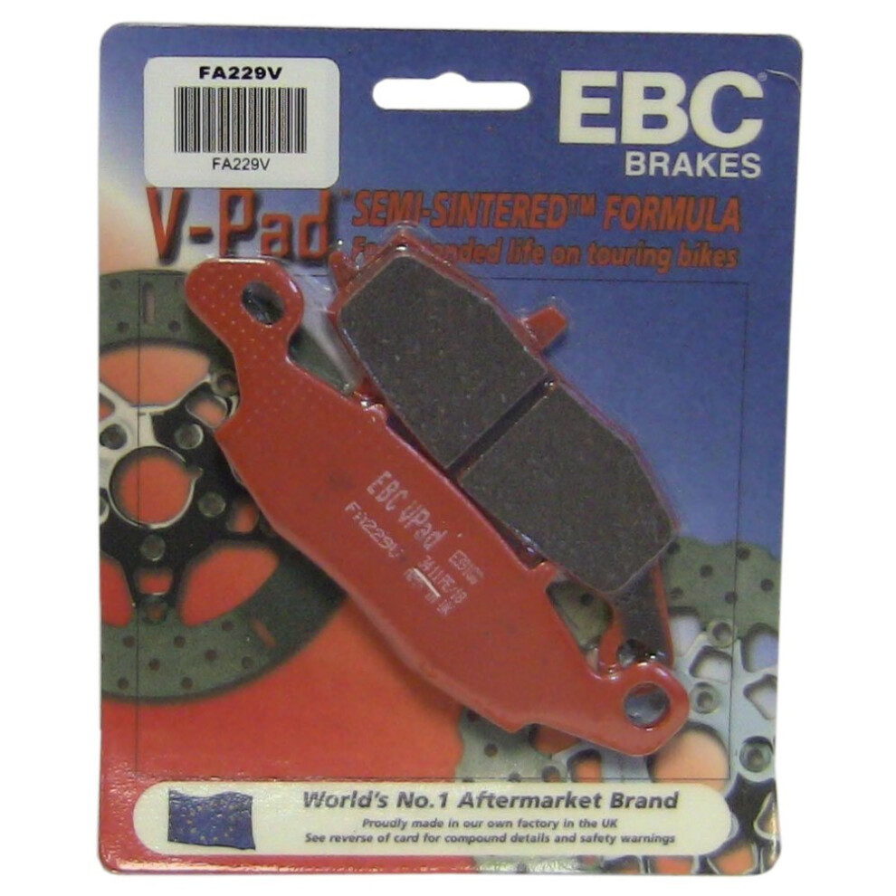 EBC Brakes FA229V Semi Sintered Disc Brake Pad