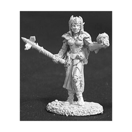 Reaper Kobieta Dark Elf Cleric 02524 Miniatury
