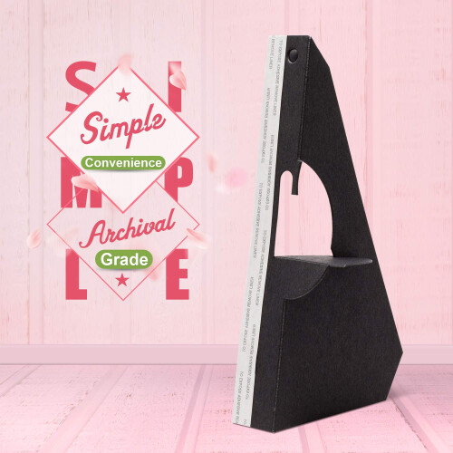 Lineco Blk Self-Stick Easel tilbage 7 tommer PKG/25 1