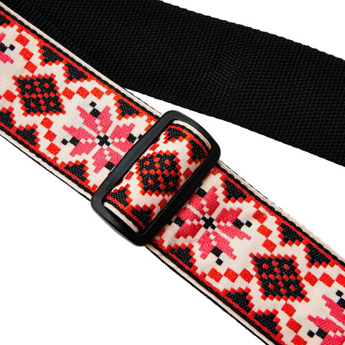 Ernie Ball Cinnamon Needlepoint Jacquard Strap 2