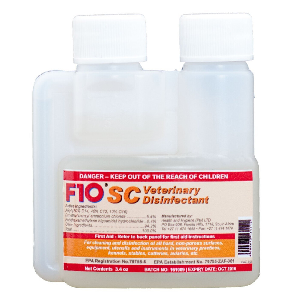 F10 F10sc Veterinary Disinfectant (100Ml) By Sc