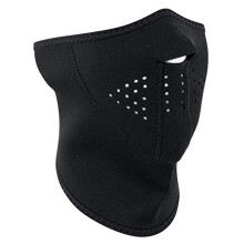 Zanheadgear 3-panel halfgelaatsmasker neopreen zwart