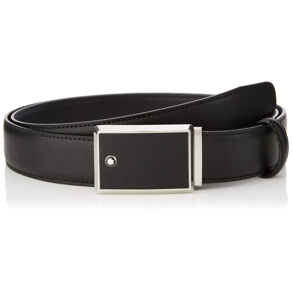 Montblanc Adult's Classic Line Belt Black 120
