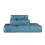 Superior NS Parent 3 Piece Towel Set Sapphire 1